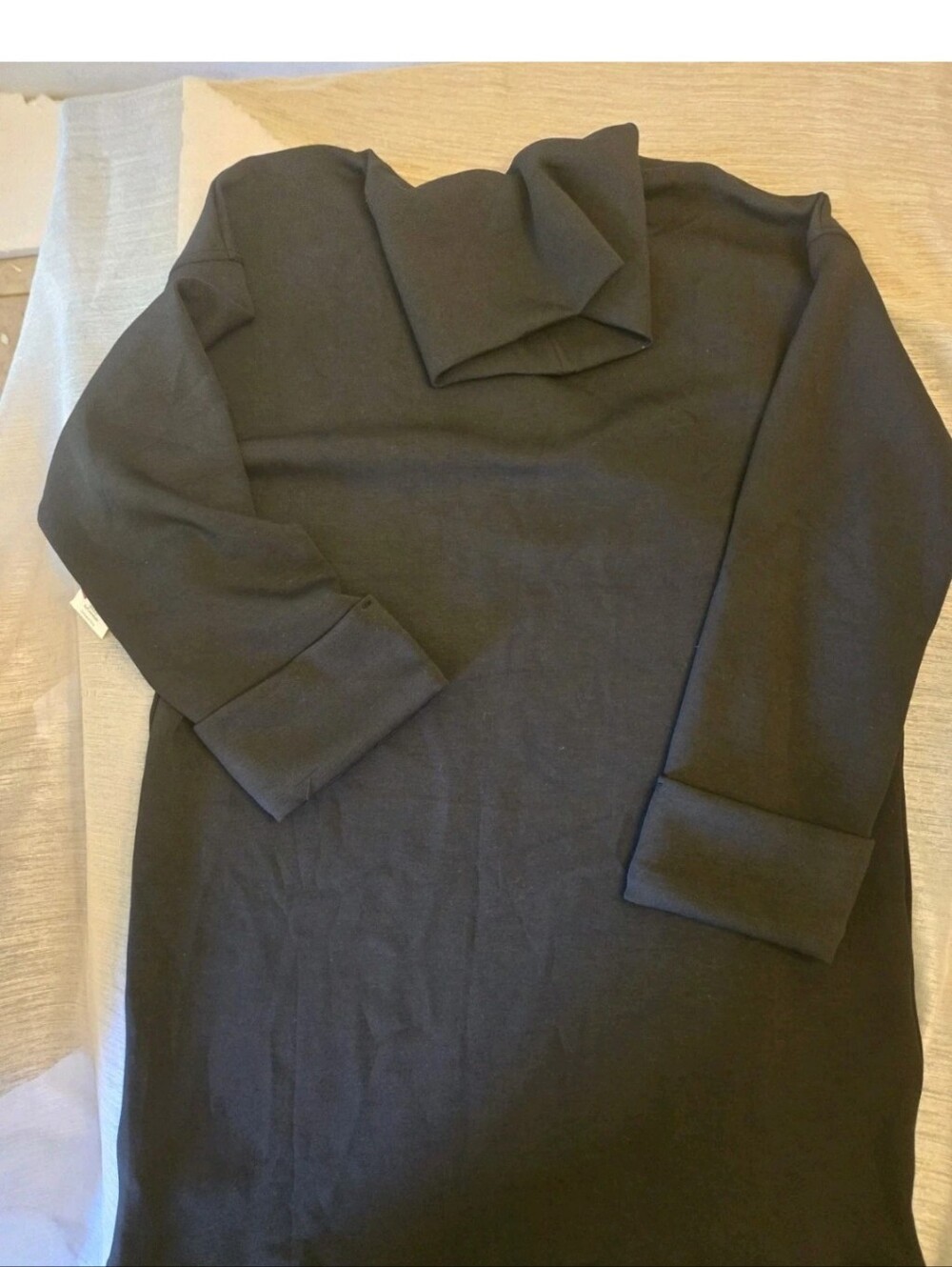 SPANX Dress Women's M Black AirEssentials Turtleneck Long Sleeve NWT MSRP $138
